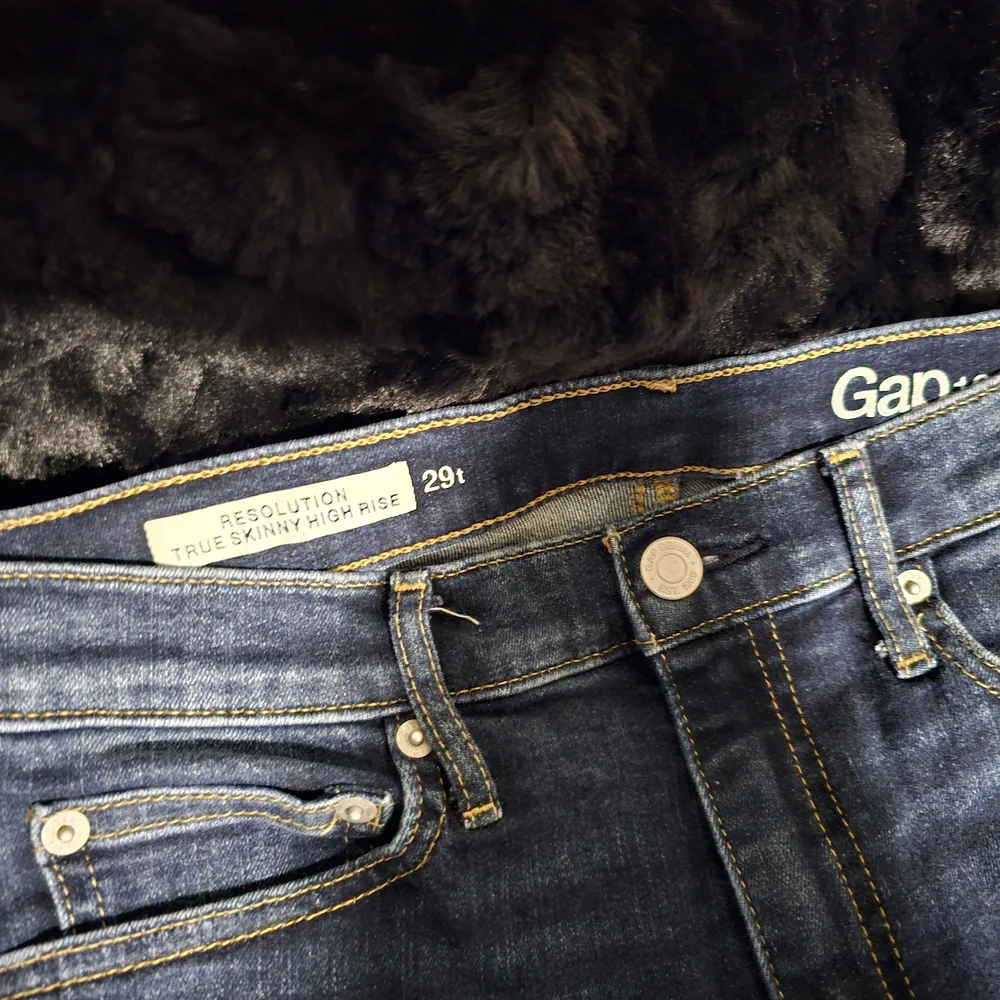 Distressed Blue Jeans - Picture 4 of 4
